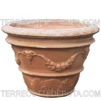 vaso artistico in terracotta
