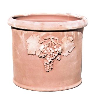 Articolo 127 cilindro grappolo uva in terracotta