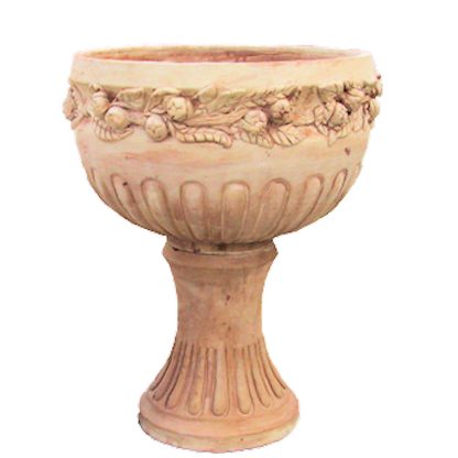 Articolo 32155 calice coppa frutta in terracotta