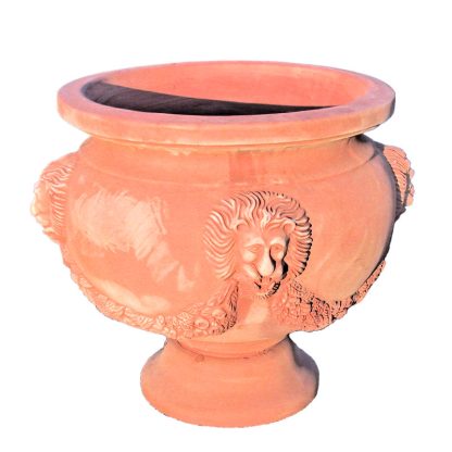 Articolo 30050 calice leone in terracotta