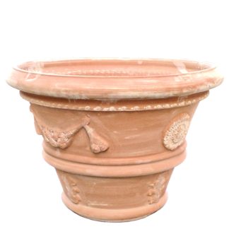 Articolo 10080 vaso classico decorato in terracotta