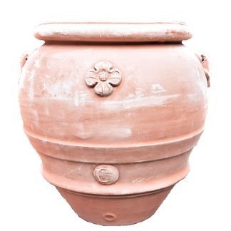 Articolo 554100 Orcio panciuto grande in terracotta bocca larga cm100