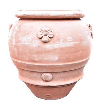 Articolo 554100 Orcio panciuto grande in terracotta bocca larga cm100