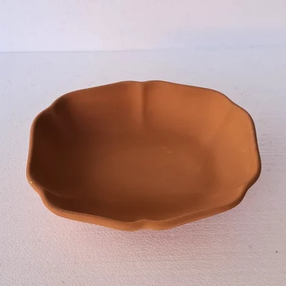 Legumiera ovale semilavorato in terracotta - immagine 2