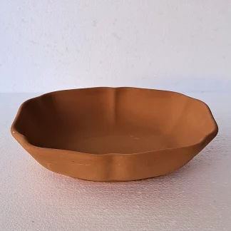 Legumiera ovale semilavorato in terracotta