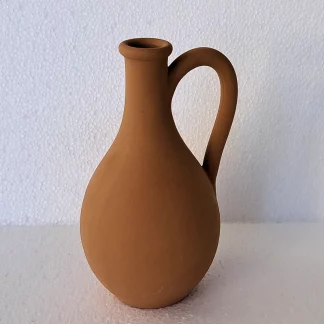 Oliera con manico cm 19 semilavorato in terracotta
