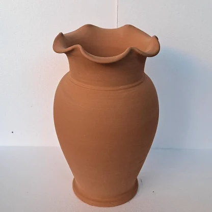 Portaombrelli bordo smerlato semilavorato terracotta
